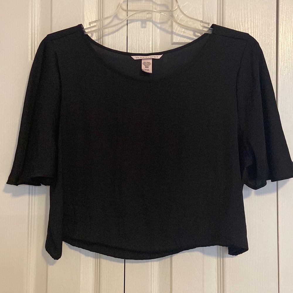Victoria’s Secret silky satin crop top